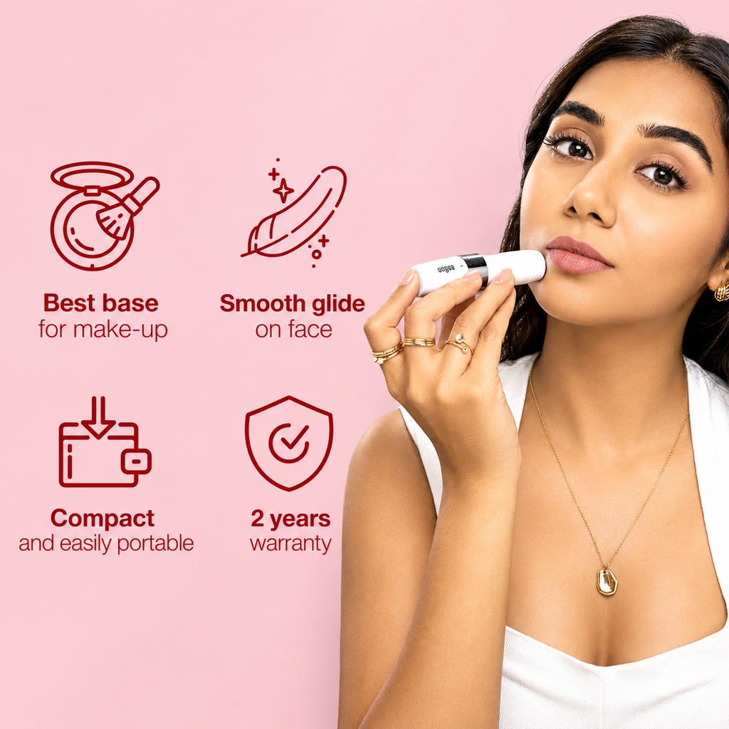 Face Mini Hair Remover FS1000 Cordless for Women (White)